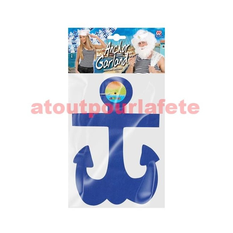Guirlande Ancre de Marine 3 m (papier)