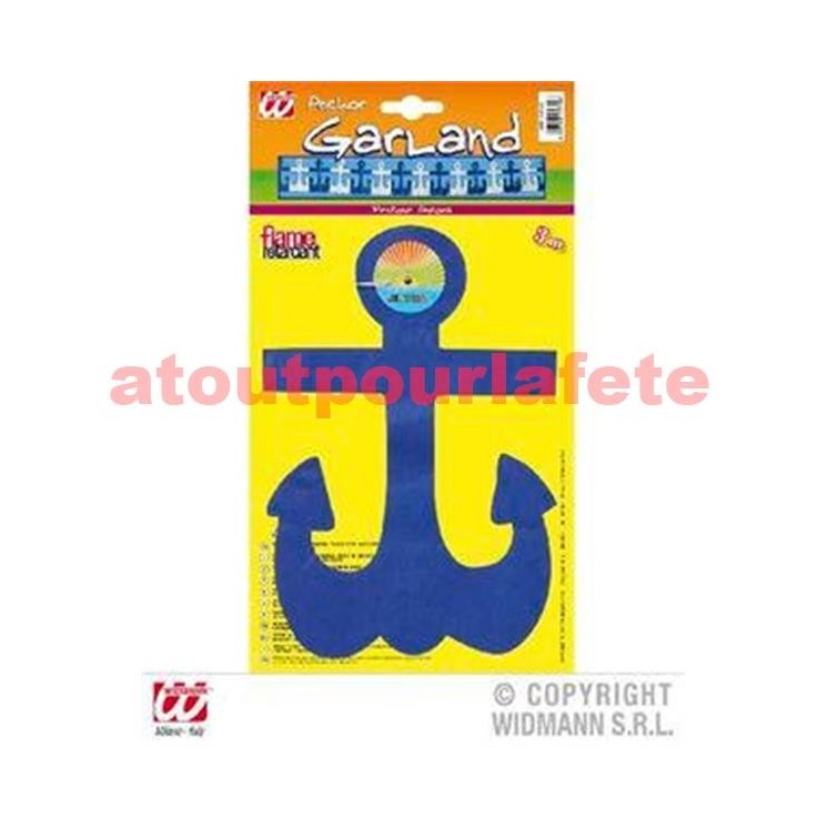 Guirlande Ancre de Marine 3 m (papier)