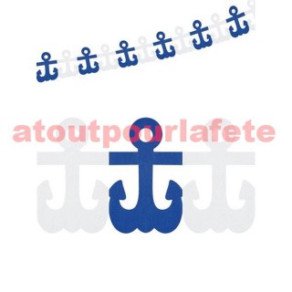 Guirlande Ancre de Marine 3 m (papier)
