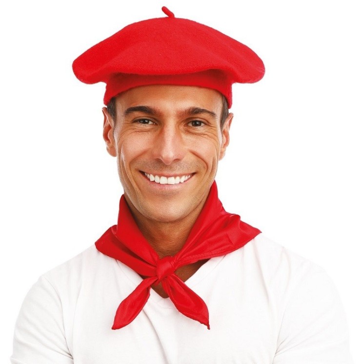 Foulard basque rouge pour Feria
