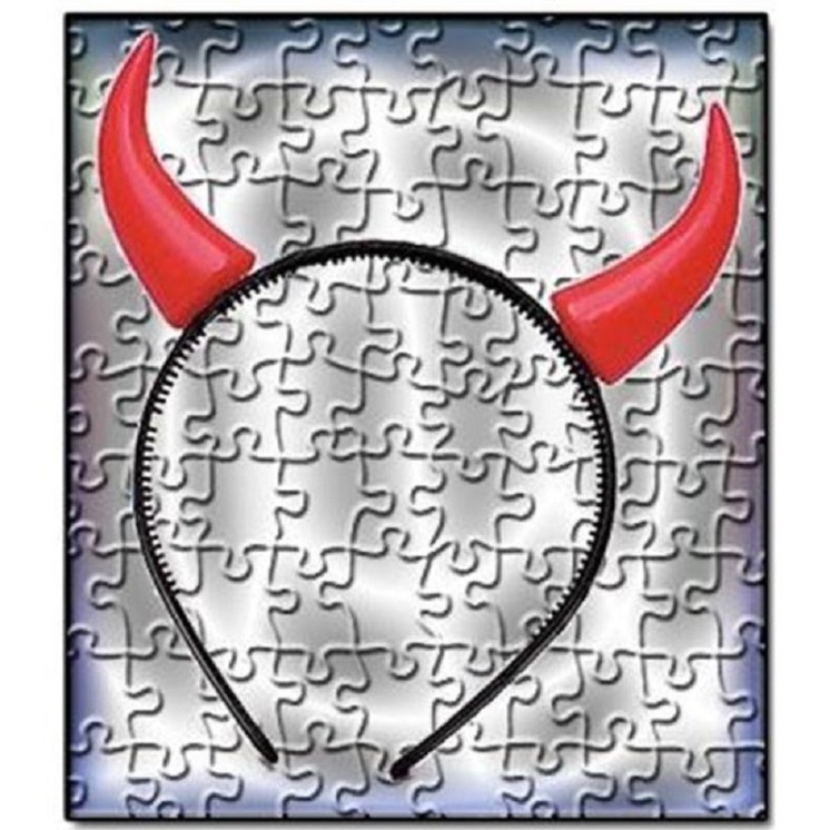 Cornes de Diable, Démon, Diablotin pour deguisement Halloween (serre-tête)