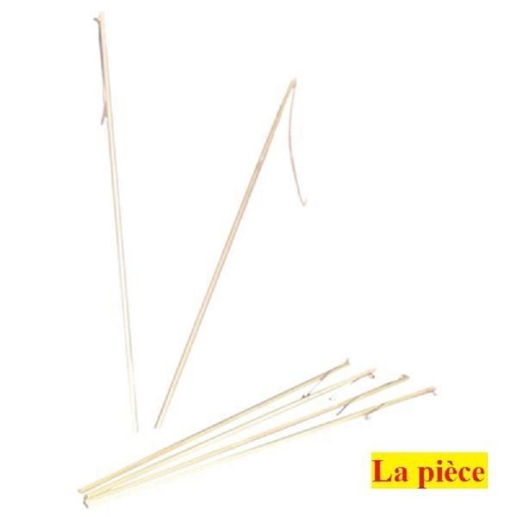 Batons porte lampion + attache métal (la pièce)