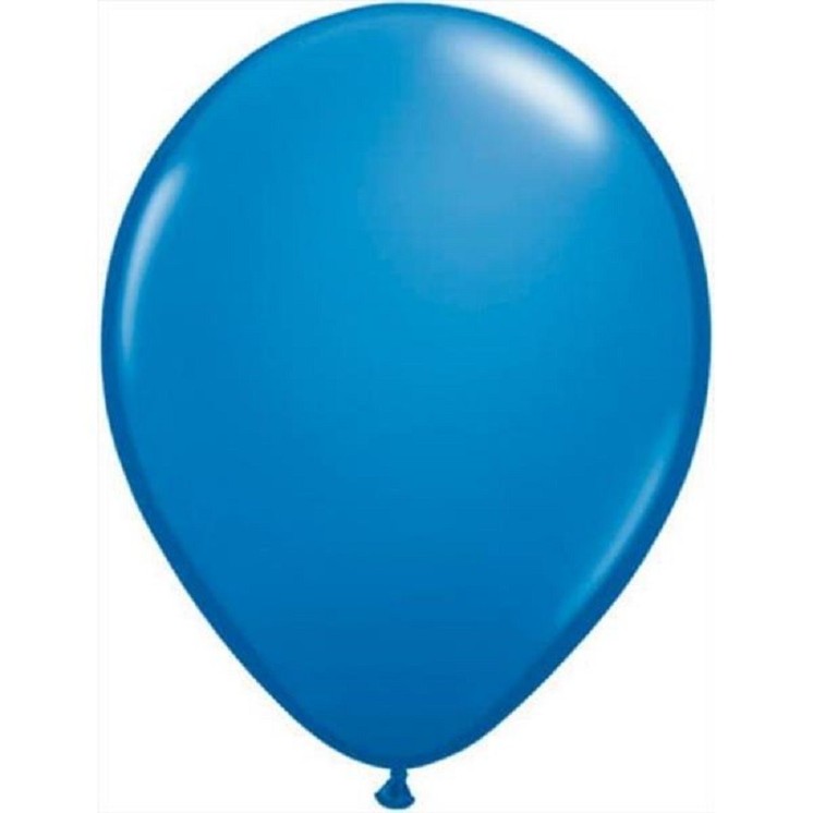 100 ballons Bleu Roy Standard , Ø 30cm