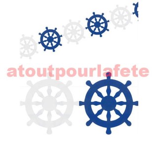 Guirlande Gouvernail 3 m - ignifuge (papier)