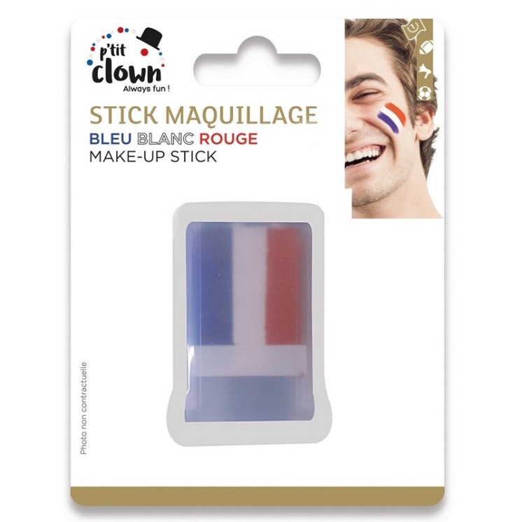 Stick de fard à maquillage tricolore 6grs