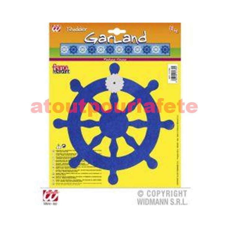 Guirlande Gouvernail 3 m - ignifuge (papier)