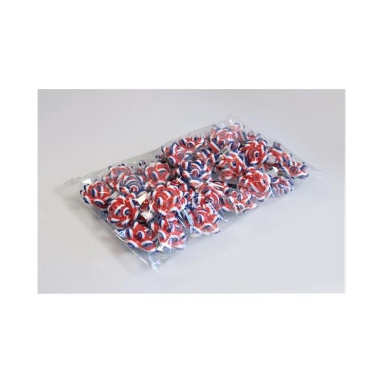 Sachet de 40 noeuds Etoiles 45mm / France (adhésif)