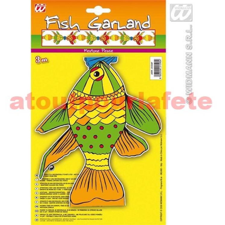 Guirlande Poisson 3 m (papier)