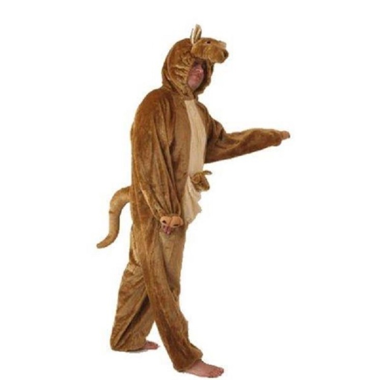 DEGUISEMENT DE KANGOUROU BD, Dessin Animé  PELUCHE HAUT DE GAMME - SUPER LUXE (taille 1.65/1.85m)