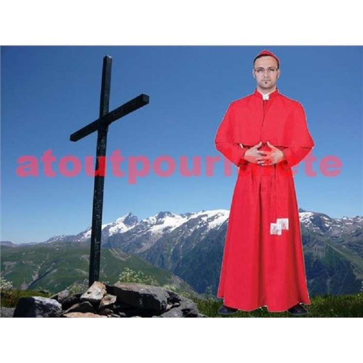 Déguisement de Monseigneur, Evèque, Prélat, (taille 48/54)