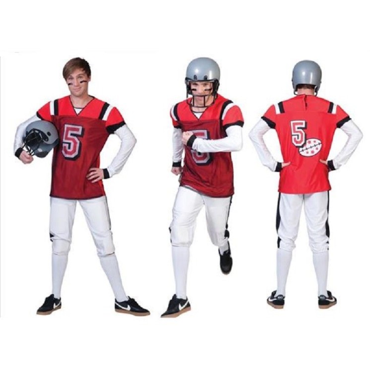 Ensemble Quarterback, Footballeur Americain,   Composé d'une chemise numérotée et d'un pantalon