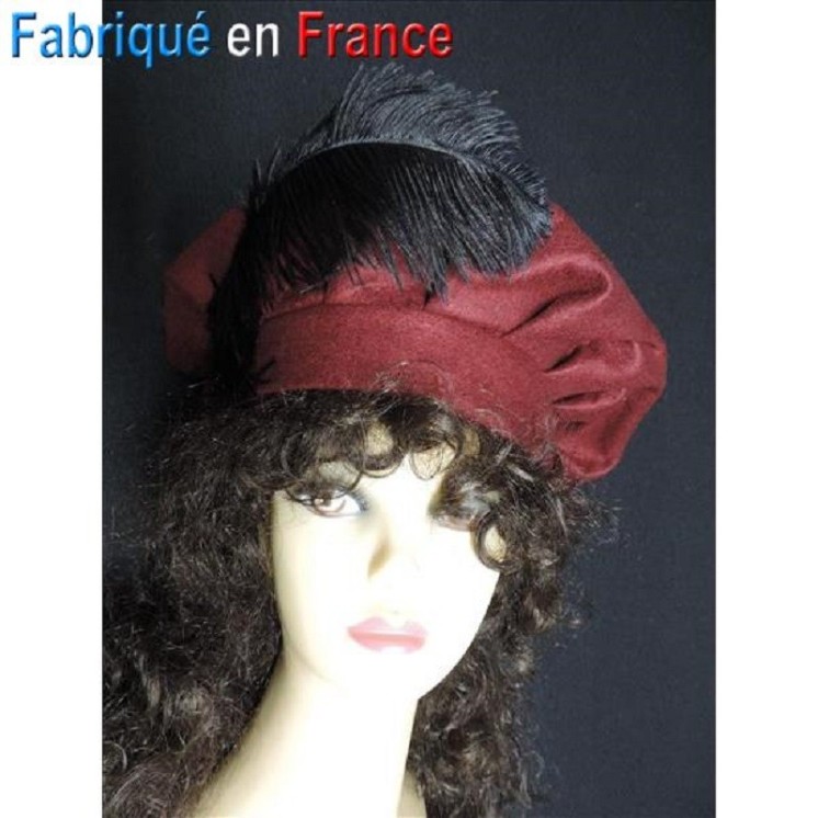 Béret Florentin, coiffe moyen age, Médiévale