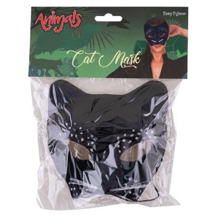 Loup pour deguisement de panthère noire