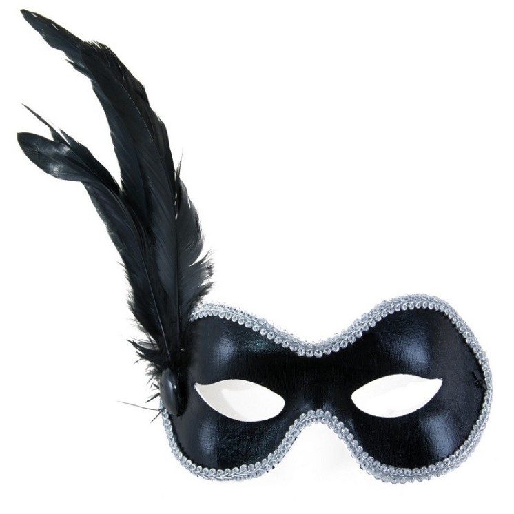 Loup avec plumes A partir de 2 pièces imperativement en coloris panachés