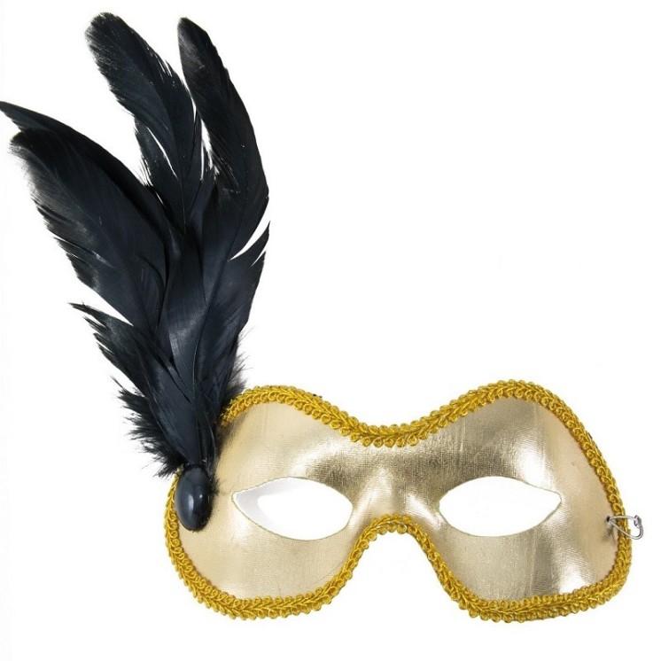 Loup avec plumes A partir de 2 pièces imperativement en coloris panachés