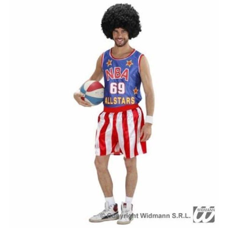 Déguisement de joueur de basket, basketteur,NBA, Allstars, Harlem Globetrotter