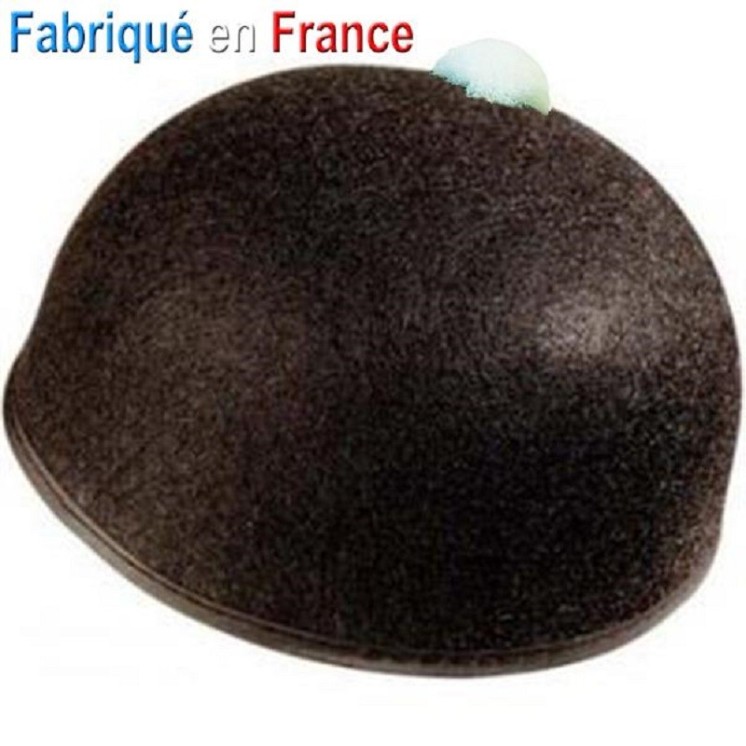 Calot de Pierrot à pompon bordé Idéal pour compléter votre déguisement de Pierrot ou Colombine