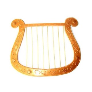 Harpe decorative en Pvc or 29cm
pour deguisement de barde - Ange