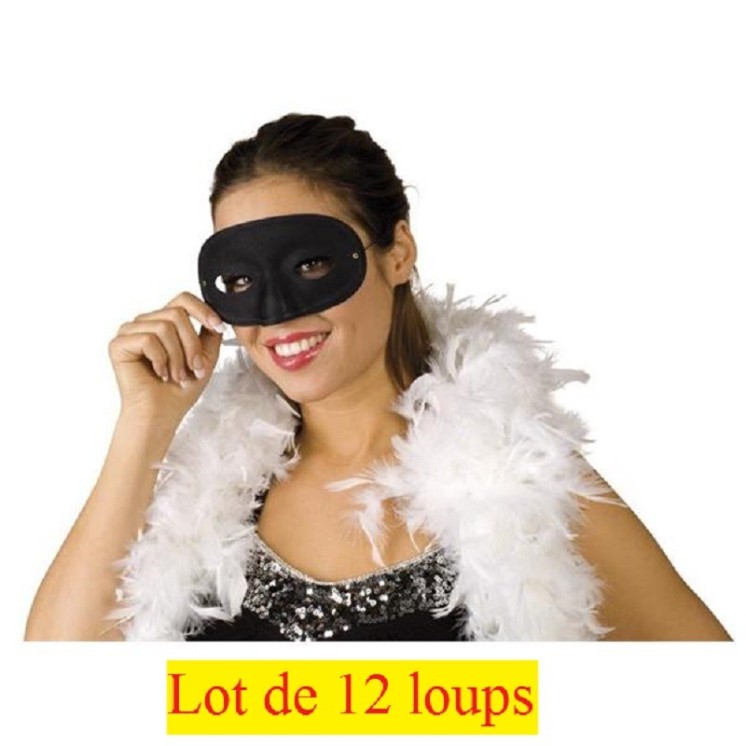 LOT A PRIX PRO: 12 Loups Bleu pour carnaval venitien GM