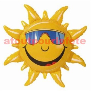 Soleil gonflable Décoration 60 cm