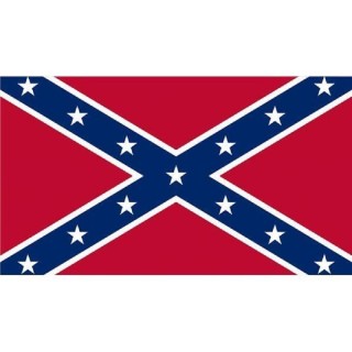 Drapeau Sudiste, Etats Confédérés, Rebel pour reconstitution historique, Manifestation, Défilé, 0.90 x 1.50m