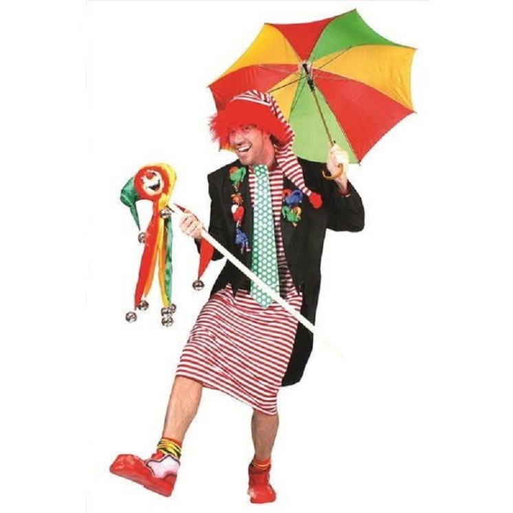 Chemise de Nuit rayée rouge/blanc pour deguisement ou carnavalier