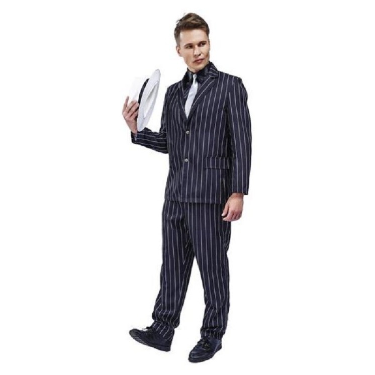 Déguisement  Al capone, Clyde Barrow, Gangster, Mafieu Taille S/M