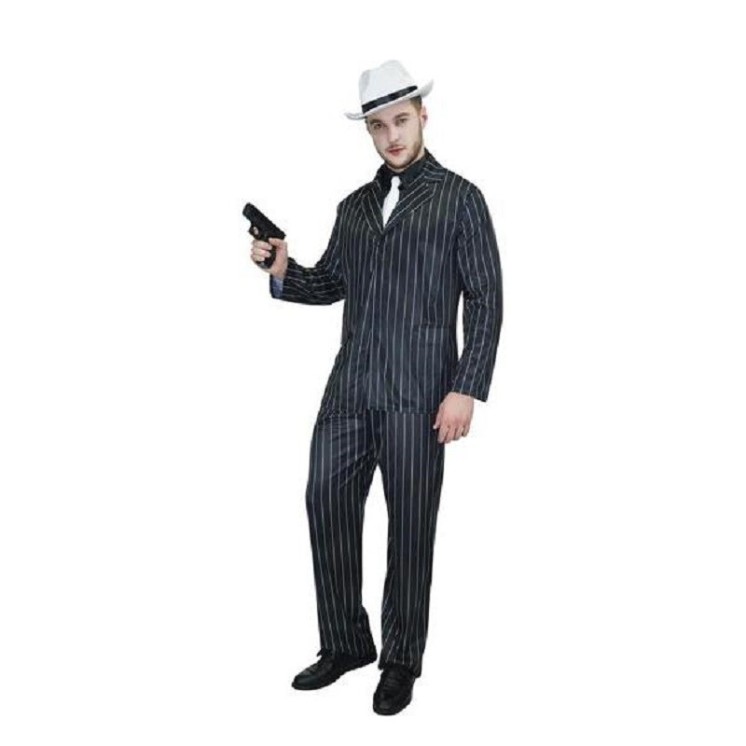 Déguisement  Al capone, Clyde Barrow, Gangster, Mafieu Taille S/M