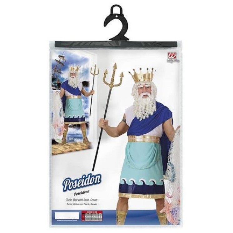 Déguisement de Poseïdon, Dieu de la mer (Taille M)