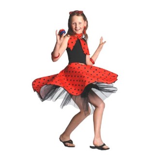 Jupe enfant Rock'N Roll rouge