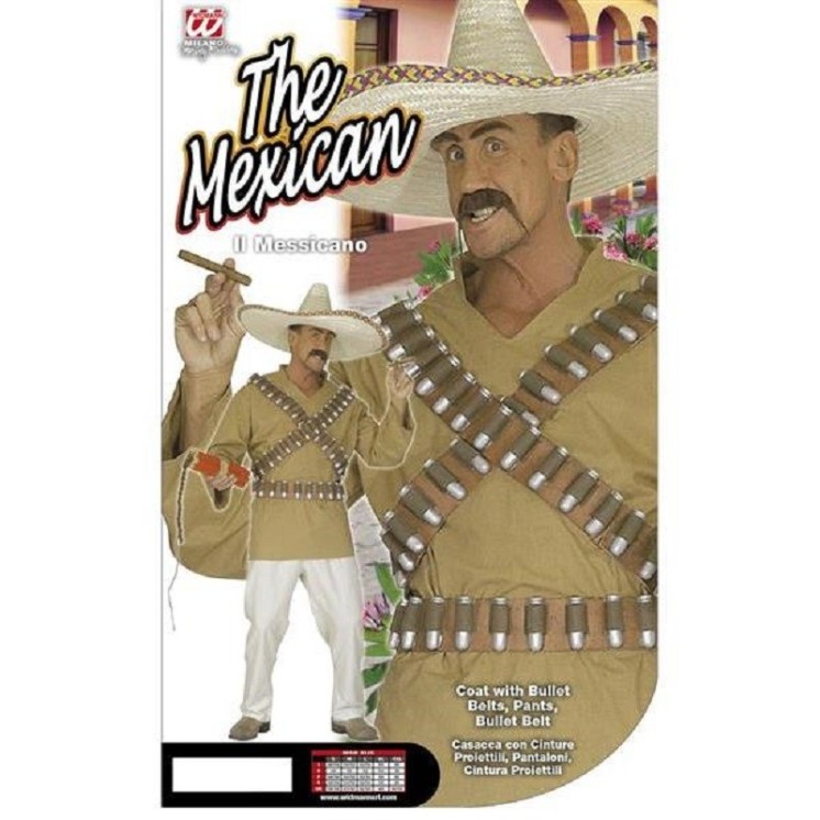 Déguisement de Mexicain, Revolutionnaire, Bandit, Zapata, Pancho Villa