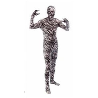 Déguisement, combinaison moulante "Zèbre" Morphsuit