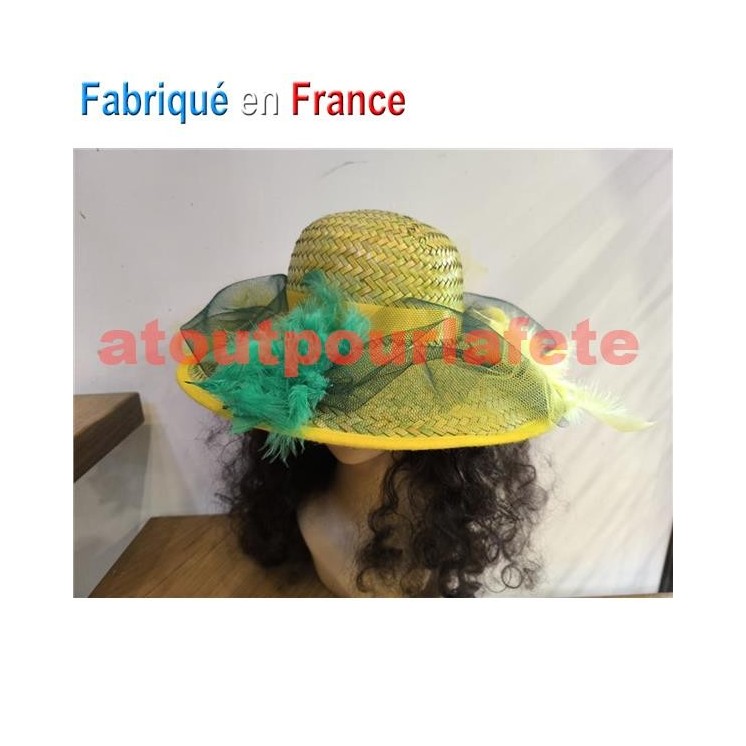 Chapeau Sainte Catherine "Lola" (paille)