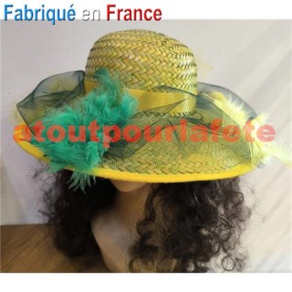 Chapeau Sainte Catherine "Lola" (paille)