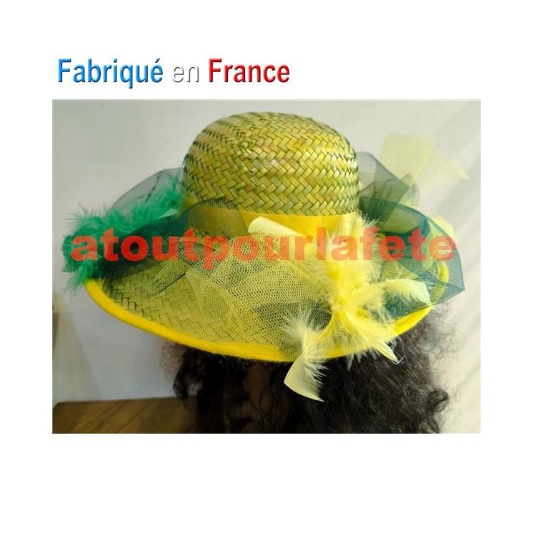 Chapeau Sainte Catherine "Lola" (paille)