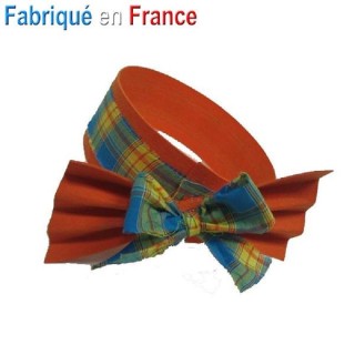 Coiffe pour deguisement Antillaise (feutre+madras)