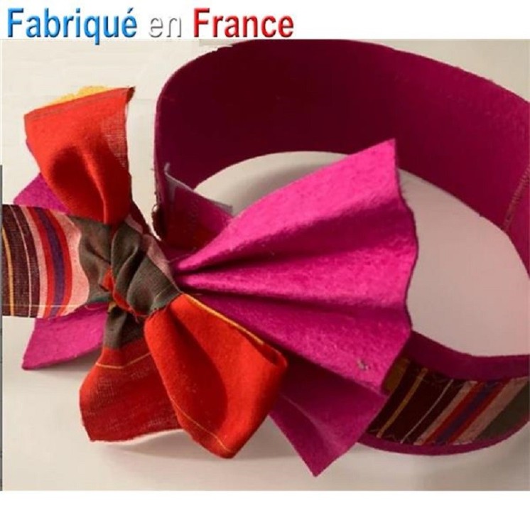 Coiffe pour deguisement Antillaise (feutre+madras)