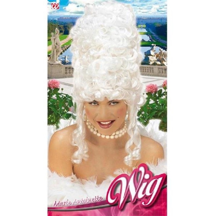 Perruque Marie Antoinette, Marquise Roccoco, Louis XVI
