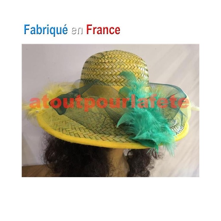 Chapeau Sainte Catherine "Lola" (paille)