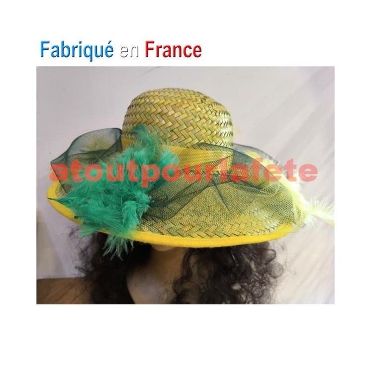Chapeau Sainte Catherine "Lola" (paille)