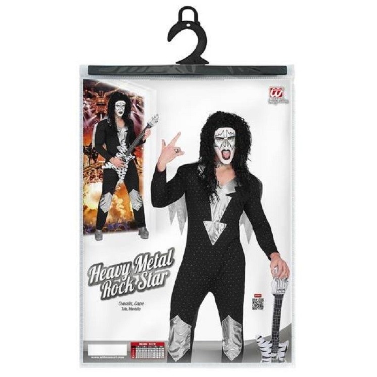 Déguisement de Rock star - Kiss - Gene Simmons - Paul Stanley