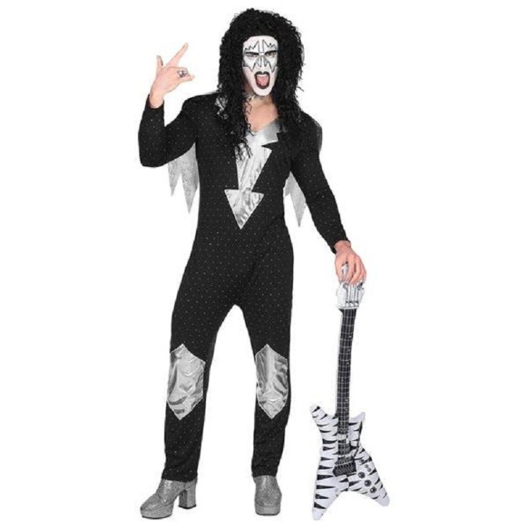 Déguisement de Rock star - Kiss - Gene Simmons - Paul Stanley