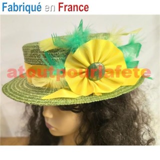 Chapeau Sainte Catherine "Sophia" (paille)