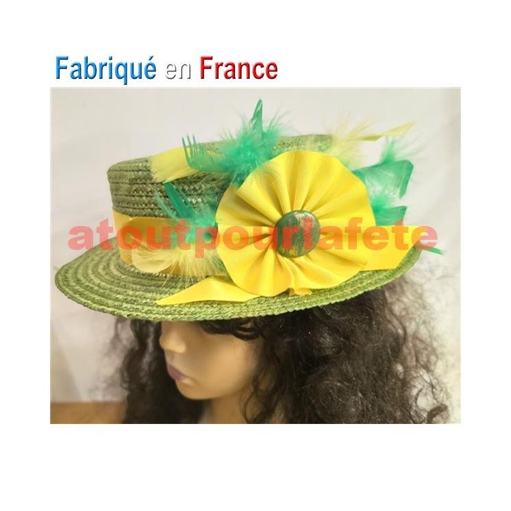 Chapeau Sainte Catherine "Sophia" (paille)