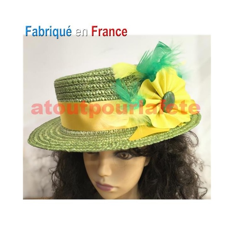 Chapeau Sainte Catherine "Sophia" (paille)