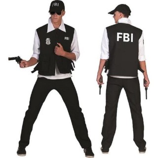 Déguisement de Policier FBI (adulte)(3 tailles au choix)