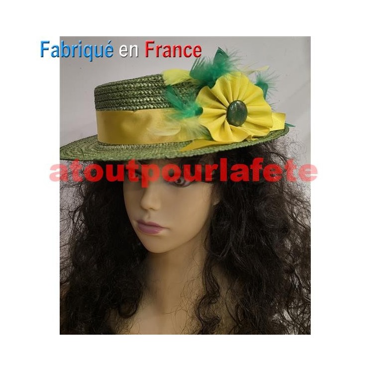 Chapeau Sainte Catherine "Sophia" (paille)