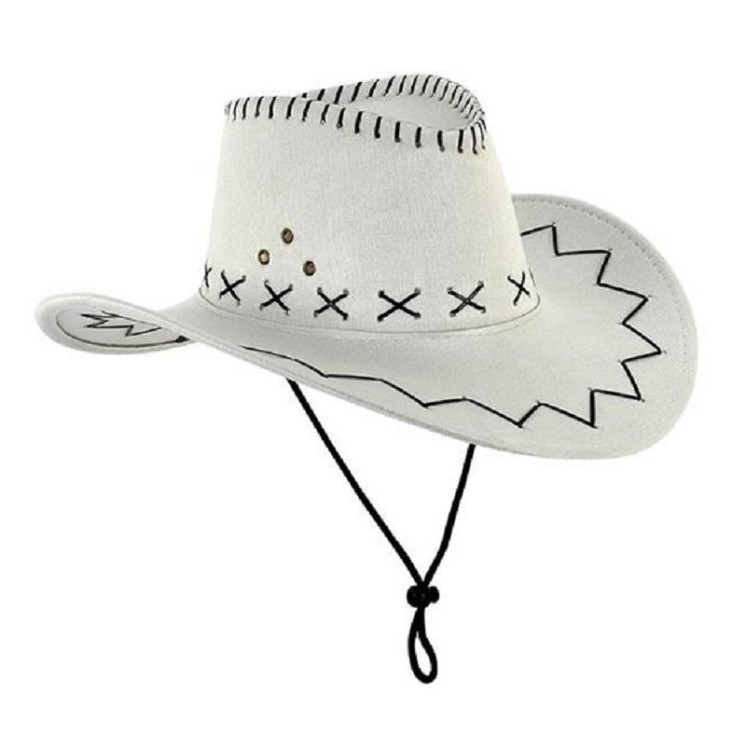 Chapeau Cow boy suédine (8 coloris au choix)