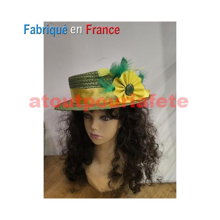 Chapeau Sainte Catherine "Sophia" (paille)
