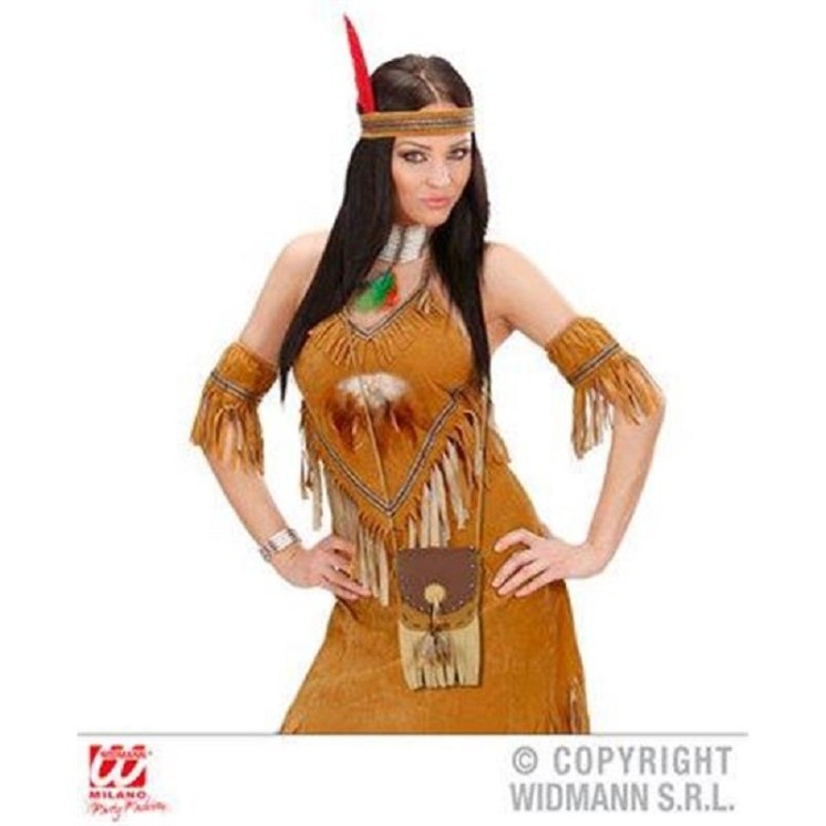 Sac bandouillière pour Indienne - Indien (aspect daim & cuir)